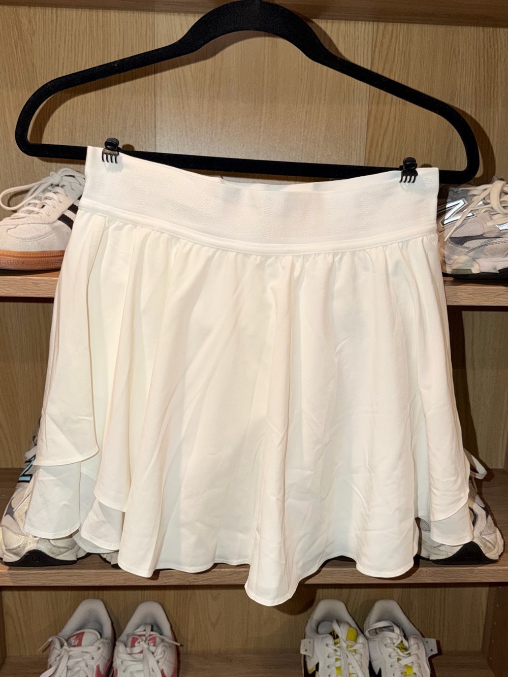 Lululemon White Women’s Flared Skirt